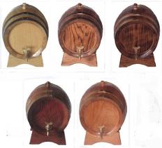 Small oak barrels, kegs and casks for wine in Malta